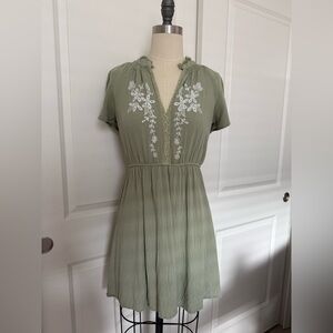 Jopra Sage Green Mini Dress Size Medium